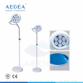 AG-LT016B Imported LED lâmpadas fluxo alinhado design cirúrgico stand móvel médica luzes de teatro